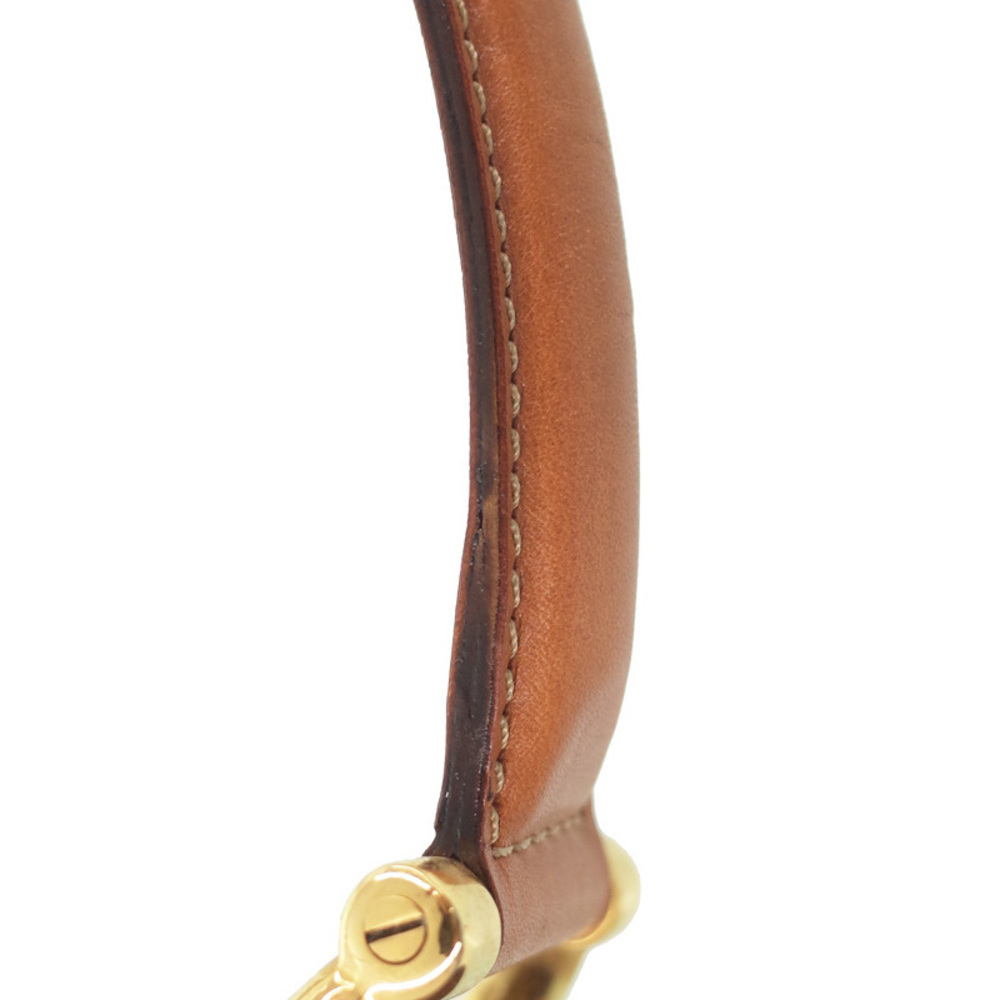 Celine Macadam Pattern Top Handle Handbag Brown - image 5